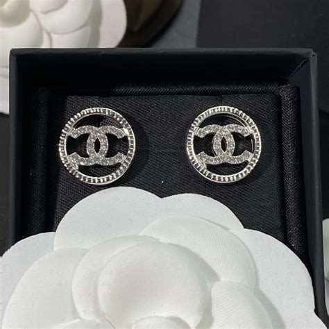 double c chanel earrings replica|chanel double c earrings sale.